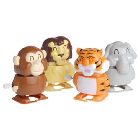 Wind Up Wild Animals - Wholesale Novelty Toy, Party Favor, Costu