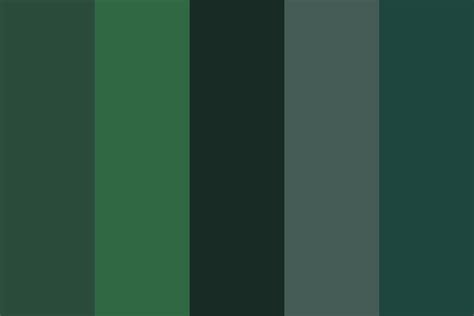 Dark Green Color Palette