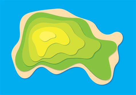 Island Topography 199302 Vector Art at Vecteezy