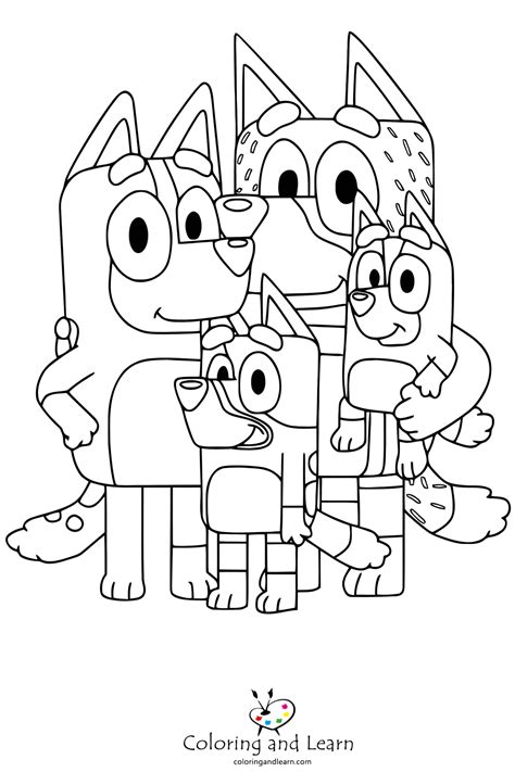 Bluey Coloring Pages (FREE) (2025) - Coloring and Learn