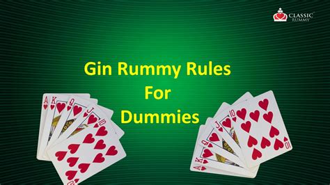 Gin Rummy Rules