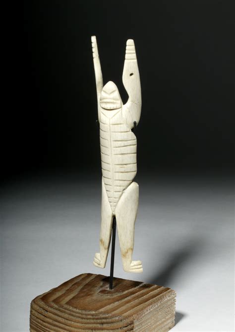 Early 20th C. Inuit Bone Carving - Anthropomorphic