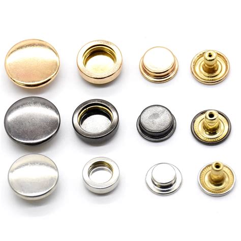 100set brass snap fasteners.Clothing accessories Sewing snaps tools ...