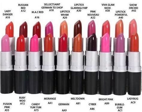 Mac lipstick shades all - afopm