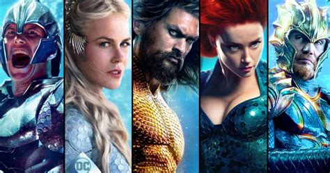 Aquaman Character Posters Arrive as Global Tour Heats Up