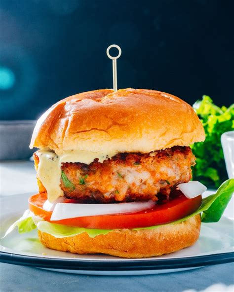 Shrimp Burger – A Couple Cooks