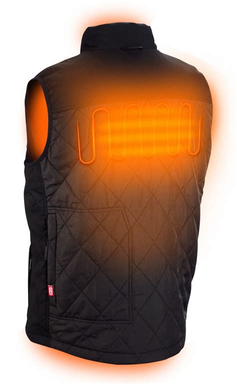 MILWAUKEE Heated Vest, 2XL, Mens, 22" L, Black - 506J01|303B-212X 48-11-2420 - Grainger