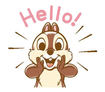 Chip 'n' Dale Fluffy Moves Hi Gif, Hello Gif, Gif Animé, Disney Gif, Disney Love, Walt Disney ...