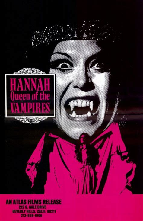 vampire posters | Hannah: Queen of the Vampires | Vampire, Vampire ...