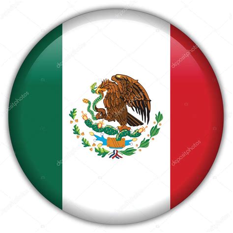 Mexico flag icon — Stock Vector © srdjanbg #5100659