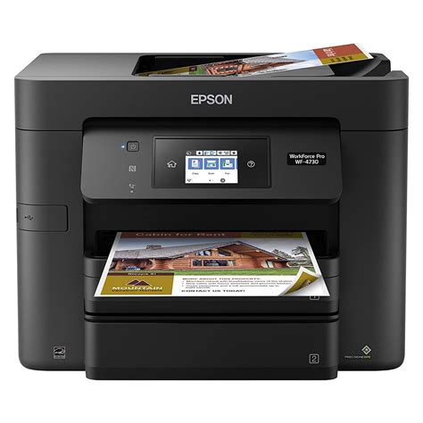 Epson WorkForce Pro WF-4730 Wireless All-in-One Color Inkjet Printer, Copier, Scanner with Wi-Fi ...