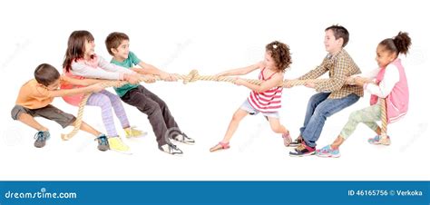 Rope game stock photo. Image of pull, girls, female, resolution - 46165756