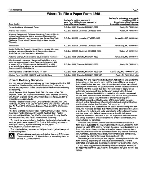 IRS form 4868 extension printable - 4868 form 2023