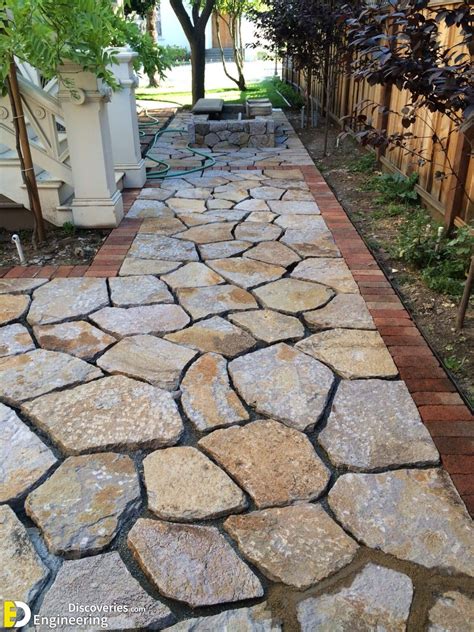 How To Install Flagstone Patio | Engineering Discoveries