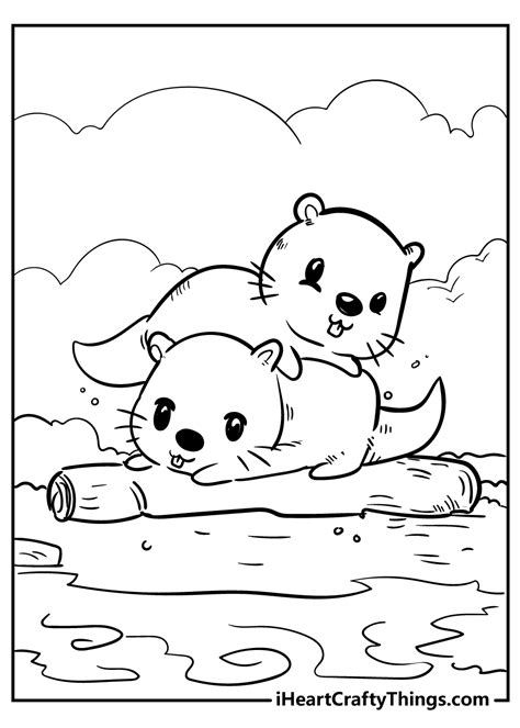 Cute Animal Cartoon Coloring Pages