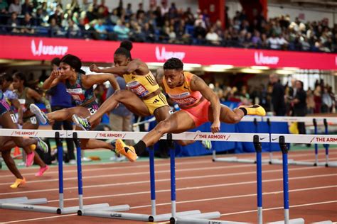 Women's 60m hurdles world record falls at 2024 Millrose Games ...