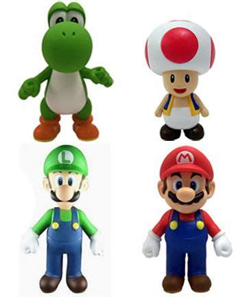 Vinyl Toys Nintendo Super Mario Bros - Toad Yoshi Luigi - review, compare prices, buy online