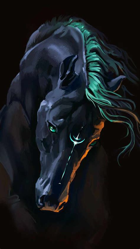 Horse Art IPhone Wallpaper - IPhone Wallpapers : iPhone Wallpapers | Mythical creatures art ...