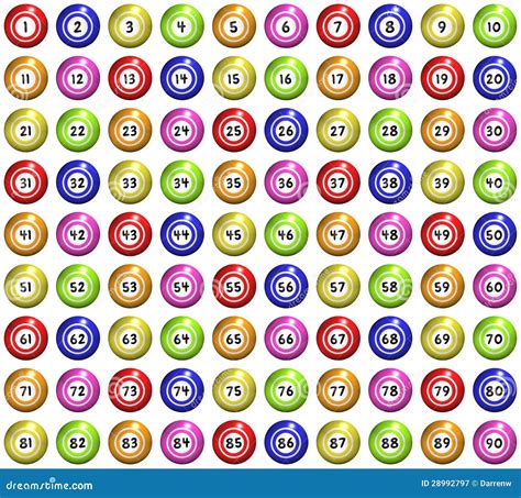 Bingo Balls With Bingo Cards Cartoon Vector | CartoonDealer.com #199827753