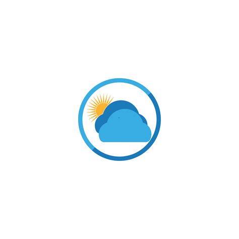 cloud logo design template 22533571 Vector Art at Vecteezy