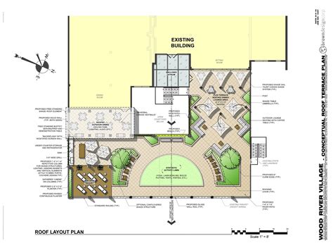 Rooftop Terrace Floor Plan - floorplans.click