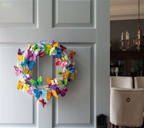 DIY Butterfly Wreath - The Navage Patch