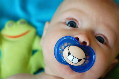 Cute Buck Teeth Custom Hand Painted Pacifier MAM 6 to 18