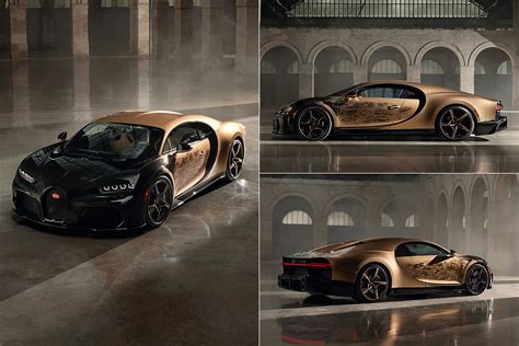 World's Only Bugatti Chiron Super Sport 'Golden Era' Model Unveiled - TechEBlog