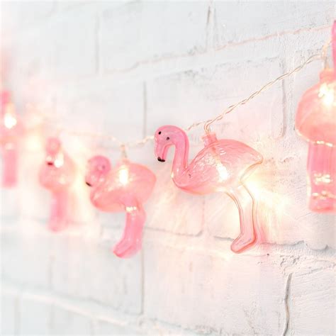 Pink Flamingo LED party lights Party lights twinkle | Etsy