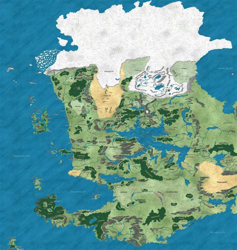 Faerun Map 5e (Forgotten Realms) by ForgottenRealmsArt on DeviantArt