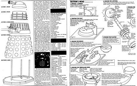 DIY Dalek blueprints from 1970s published online