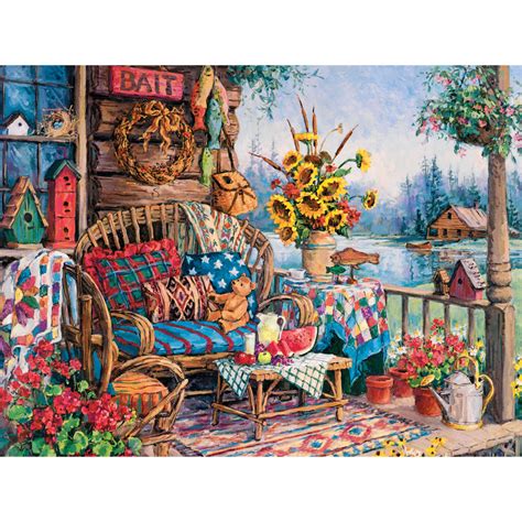 The Lodge 500 Piece Jigsaw Puzzle | Bits and Pieces