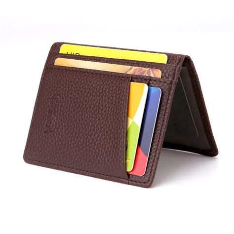 Credit Card Holder with ID Window,RFID Protected card wallet,PU Leather ...