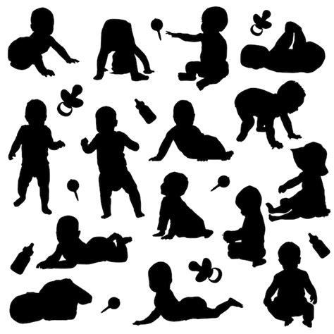 Baby Silhouette Images - Free Download on Freepik