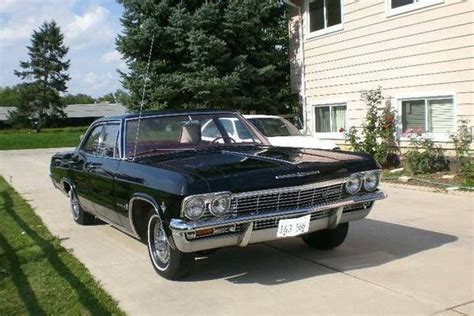 Antique Classic Vehicle - 1965 Black 4 door Carry All 283 Chevy Impala ...