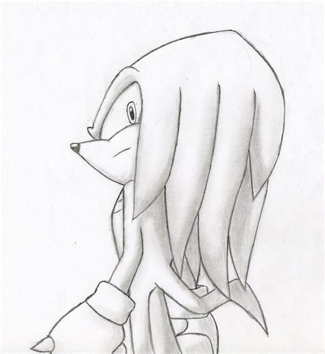 Knuckles Drawing Sketch | Sketch Drawing Idea