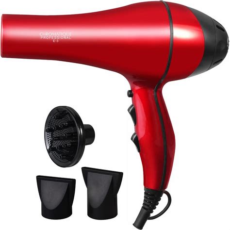 Chromatique Professional E3 Tourmaline Ionic Ceramic Salon Hair Blow Dryer Red 639385162388 | eBay