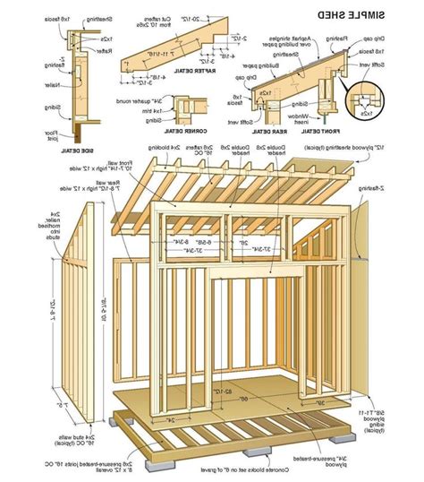 Easy storage shed plans | Easy DIY Garden Shed Plans ~ 1000+ Best Shed Plans images