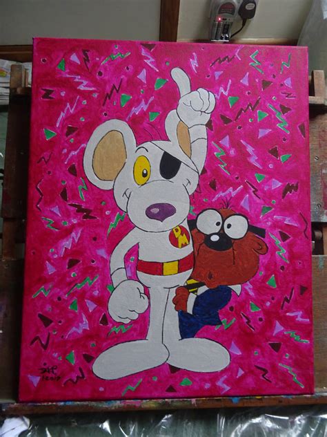 Danger Mouse and Penfold Painting by JayPriceCartoons on DeviantArt