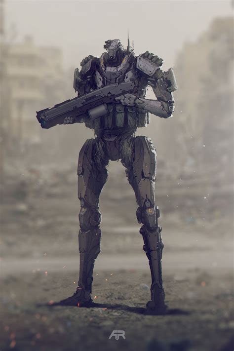 Robot, Andrey Terentev | Combat robot, Robot concept art, Robots concept