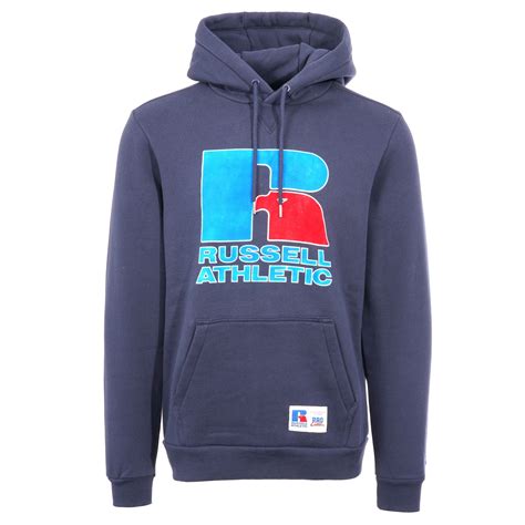 Russell Athletic Eagle Logo Pullover Hoodie | Navy | PC86032-190