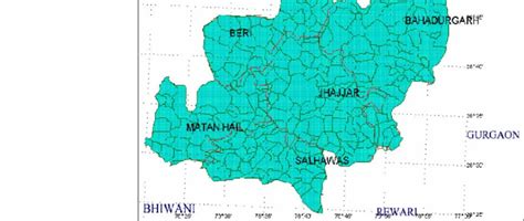 Topographic map showing the blocks of the Jhajjar District, Haryana... | Download Scientific Diagram