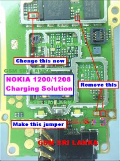 SREE SAI MOBILES: Nokia 1208 charging Solution