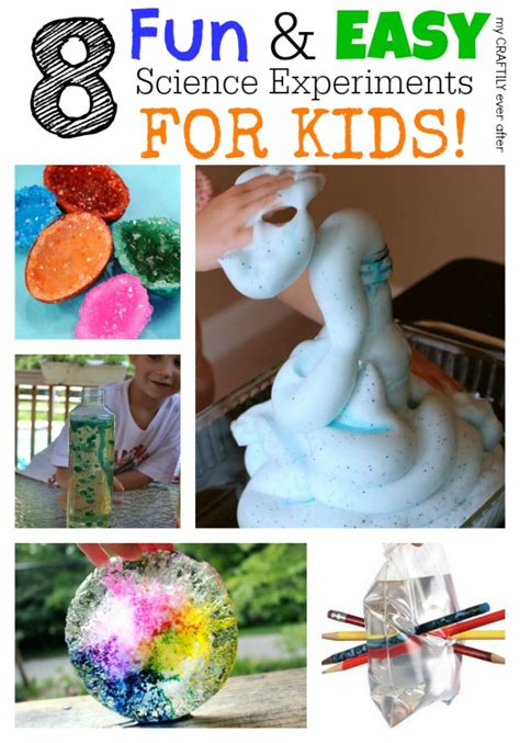 8 Fun & Easy Science Experiments for Kids! - My Craftily Ever After