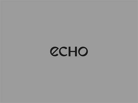 Echo- clothing brand logo by Tanzim Rana on Dribbble