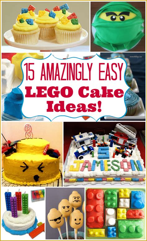 LEGO Cake Ideas: How to Make a LEGO Birthday Cake