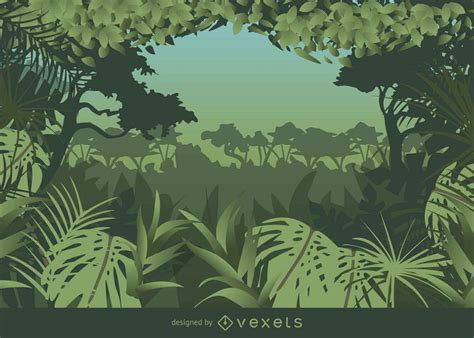 Jungle Silhouette Vector at Vectorified.com | Collection of Jungle Silhouette Vector free for ...