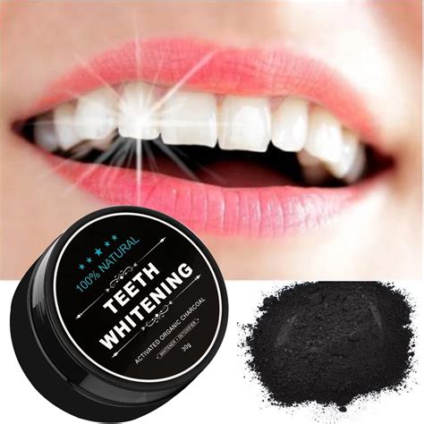 30g Tooth Whitening Powder Activated Bamboo Charcoal Toothpaste Natural ...