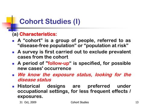 PPT - Cohort Study Designs PowerPoint Presentation, free download - ID:5635322