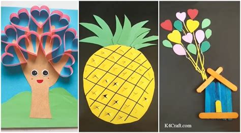 DIY Paper Card Crafts and Activities for Kids - K4 Craft